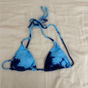 🛑SOLD🛑Blue Tie-Dye Bikini Top
